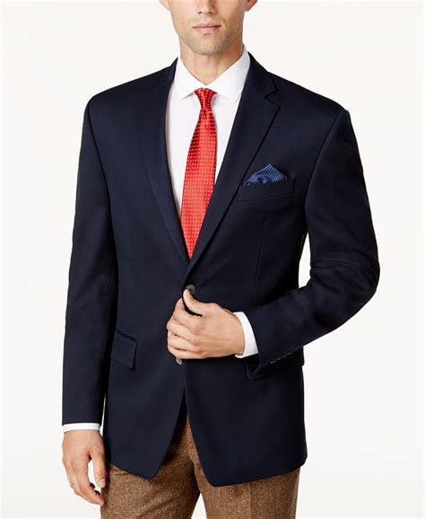 michael kors men's classic-fit stretch performance blazer canada